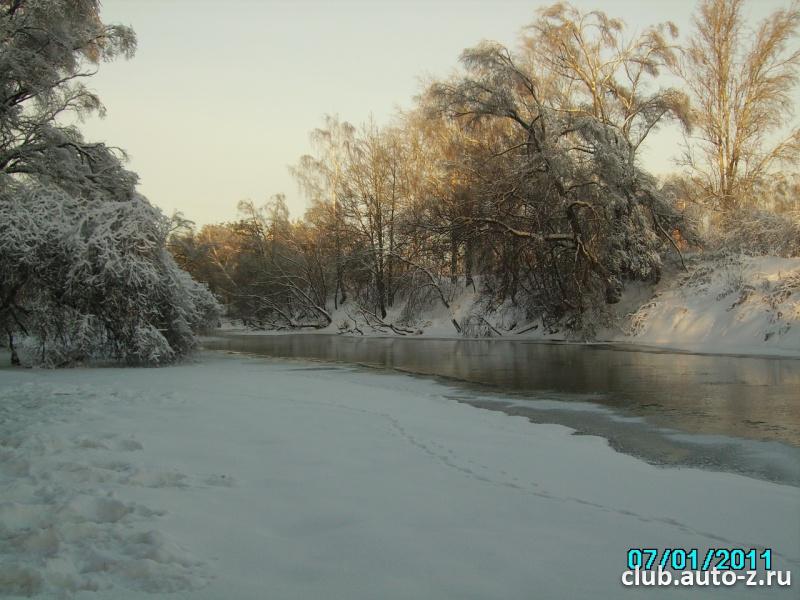 Клязьма зимой