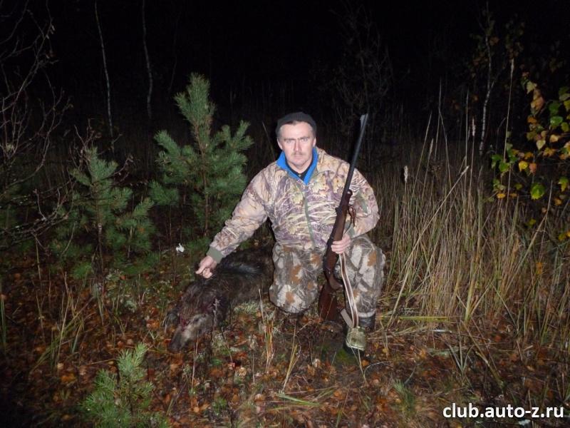 Первый кабан осени 2012